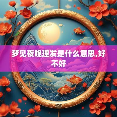 梦见夜晚理发是什么意思,好不好