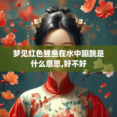 梦见红色鲤鱼在水中蹦跳是什么意思,好不好