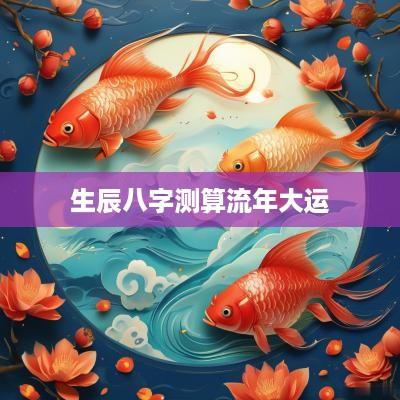 生辰八字测算流年大运