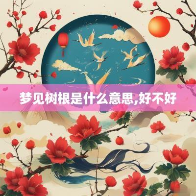 梦见树根是什么意思,好不好