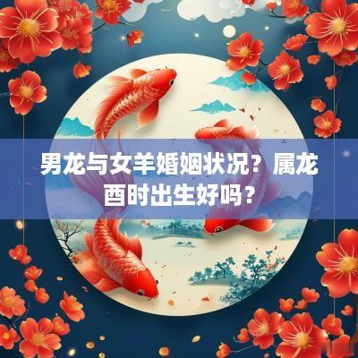 男龙与女羊婚姻状况？属龙酉时出生好吗？