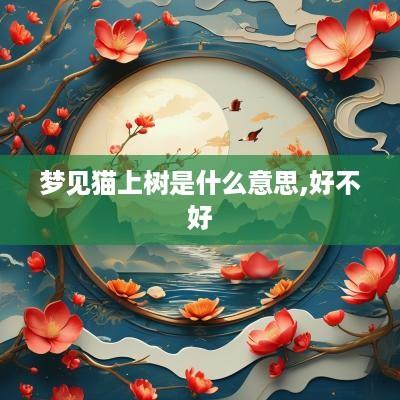 梦见猫上树是什么意思,好不好