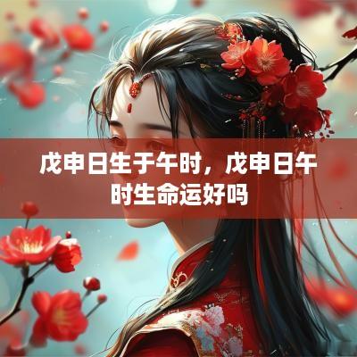 戊申日生于午时，戊申日午时生命运好吗