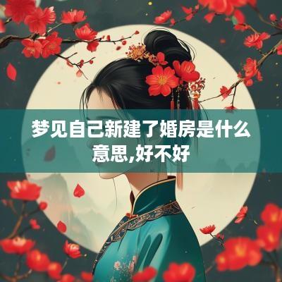 梦见自己新建了婚房是什么意思,好不好