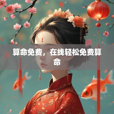 算命免费，在线轻松免费算命