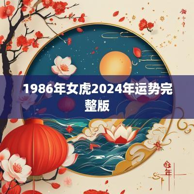 1986年女虎2025年运势完整版