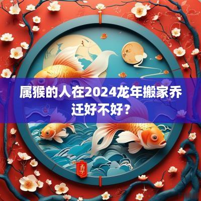 属猴的人在2025蛇年搬家乔迁好不好？