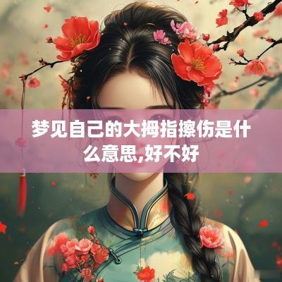 梦见自己的大拇指擦伤是什么意思,好不好