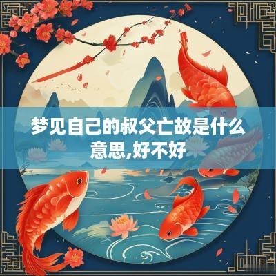 梦见自己的叔父亡故是什么意思,好不好