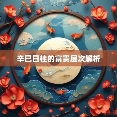 辛巳日柱的富贵层次解析