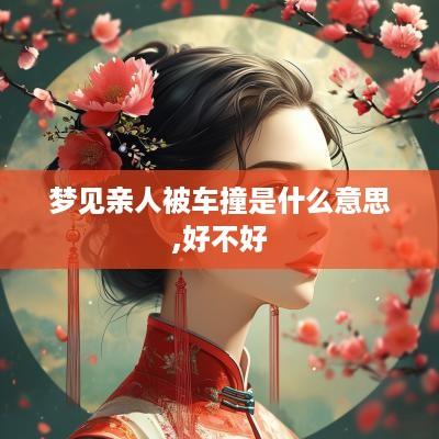 梦见亲人被车撞是什么意思,好不好