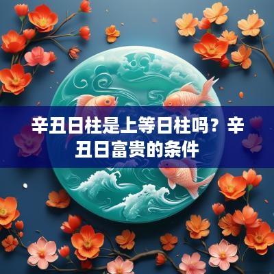 辛丑日柱是上等日柱吗？辛丑日富贵的条件