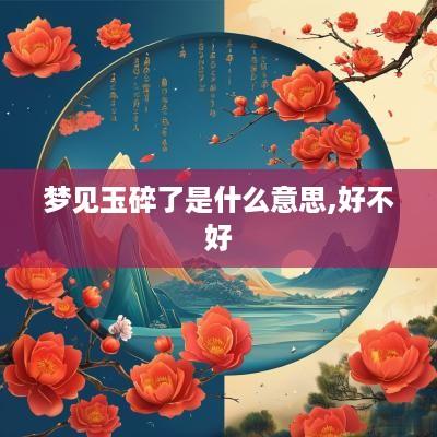 梦见玉碎了是什么意思,好不好