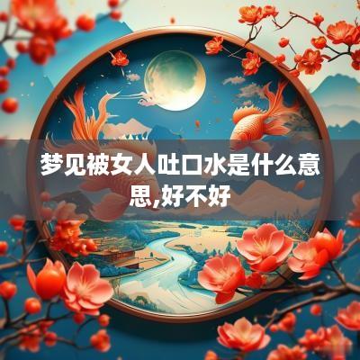 梦见被女人吐口水是什么意思,好不好