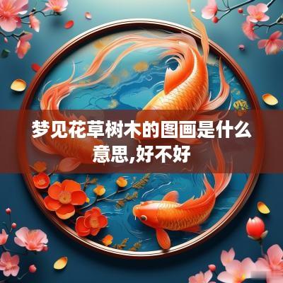 梦见花草树木的图画是什么意思,好不好