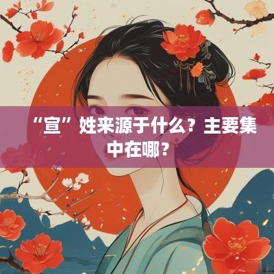 “宣”姓来源于什么？主要集中在哪？