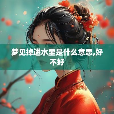 梦见掉进水里是什么意思,好不好