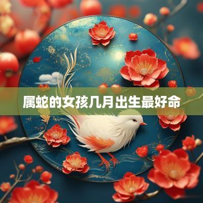 属蛇的女孩几月出生最好命