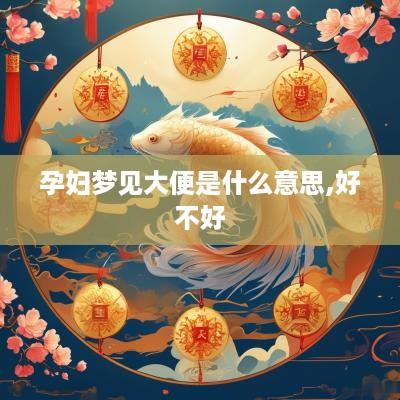 孕妇梦见大便是什么意思,好不好