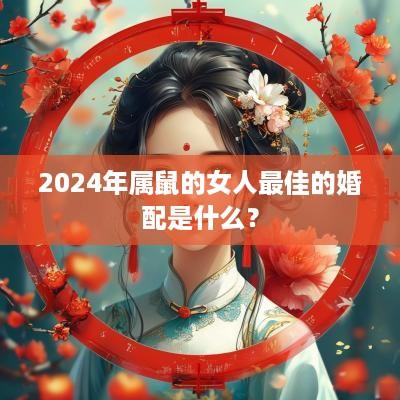 2025年属鼠的女人最佳的婚配是什么？