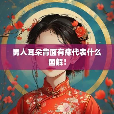 男人耳朵背面有痣代表什么图解！