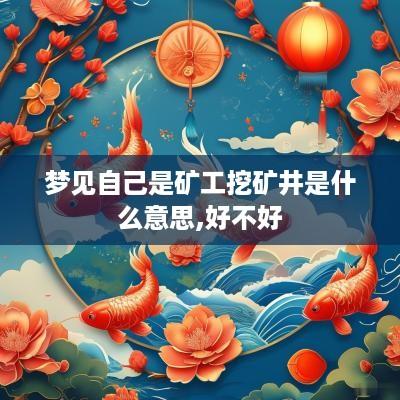 梦见自己是矿工挖矿井是什么意思,好不好