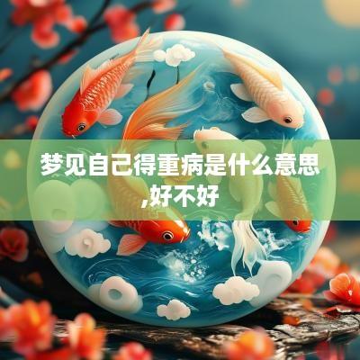 梦见自己得重病是什么意思,好不好