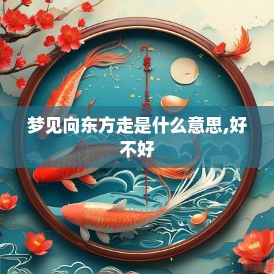 梦见向东方走是什么意思,好不好