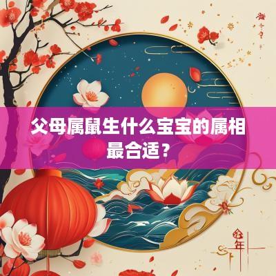 父母属鼠生什么宝宝的属相最合适？