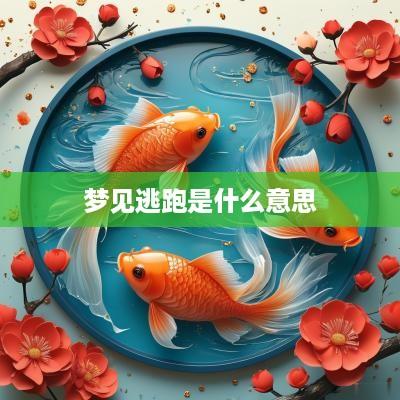 梦见逃跑是什么意思