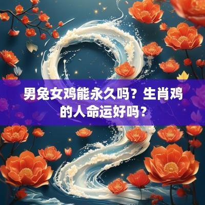 男兔女鸡能永久吗？生肖鸡的人命运好吗？