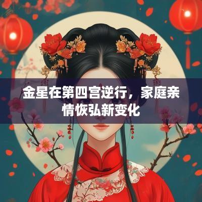 金星在第四宫逆行，家庭亲情恢弘新变化