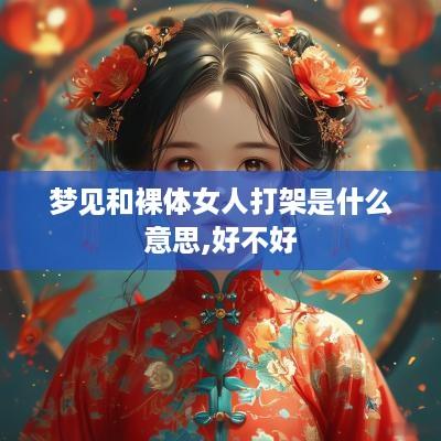 梦见和裸体女人打架是什么意思,好不好