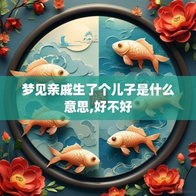 梦见亲戚生了个儿子是什么意思,好不好