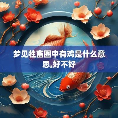 梦见牲畜圈中有鸡是什么意思,好不好