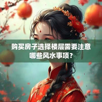 购买房子选择楼层需要注意哪些风水事项？