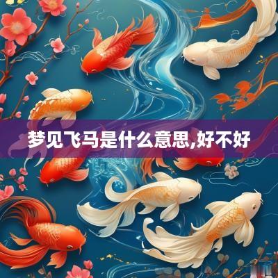 梦见飞马是什么意思,好不好
