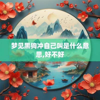 梦见黑狗冲自己叫是什么意思,好不好