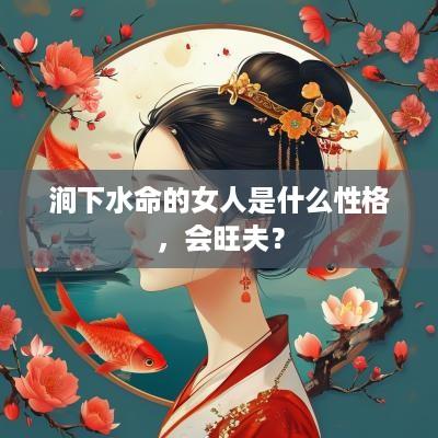 涧下水命的女人是什么性格，会旺夫？