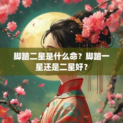 脚踏二星是什么命？脚踏一星还是二星好？