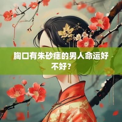 胸口有朱砂痣的男人命运好不好？