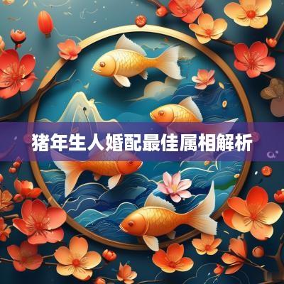 猪年生人婚配最佳属相解析