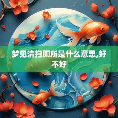 梦见清扫厕所是什么意思,好不好