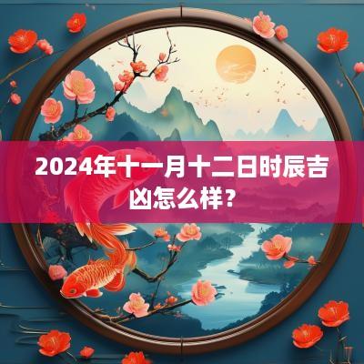 2025年十一月十二日时辰吉凶怎么样？