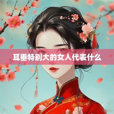 耳垂特别大的女人代表什么