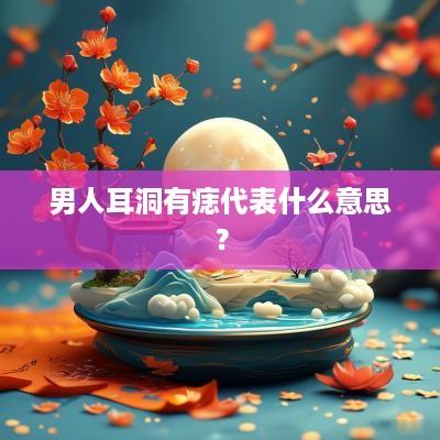 男人耳洞有痣代表什么意思？