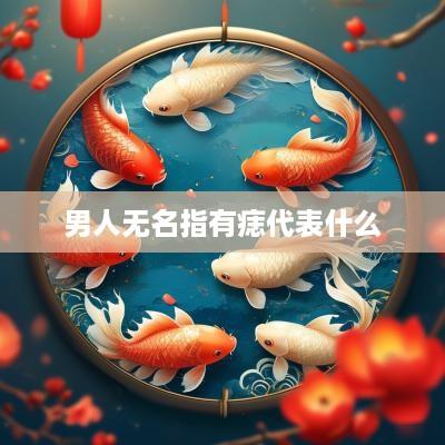 男人无名指有痣代表什么