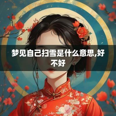 梦见自己扫雪是什么意思,好不好