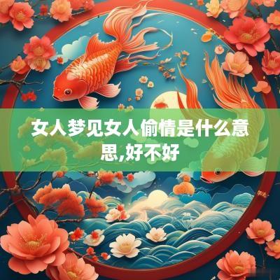 女人梦见女人偷情是什么意思,好不好