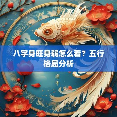 八字身旺身弱怎么看？五行格局分析